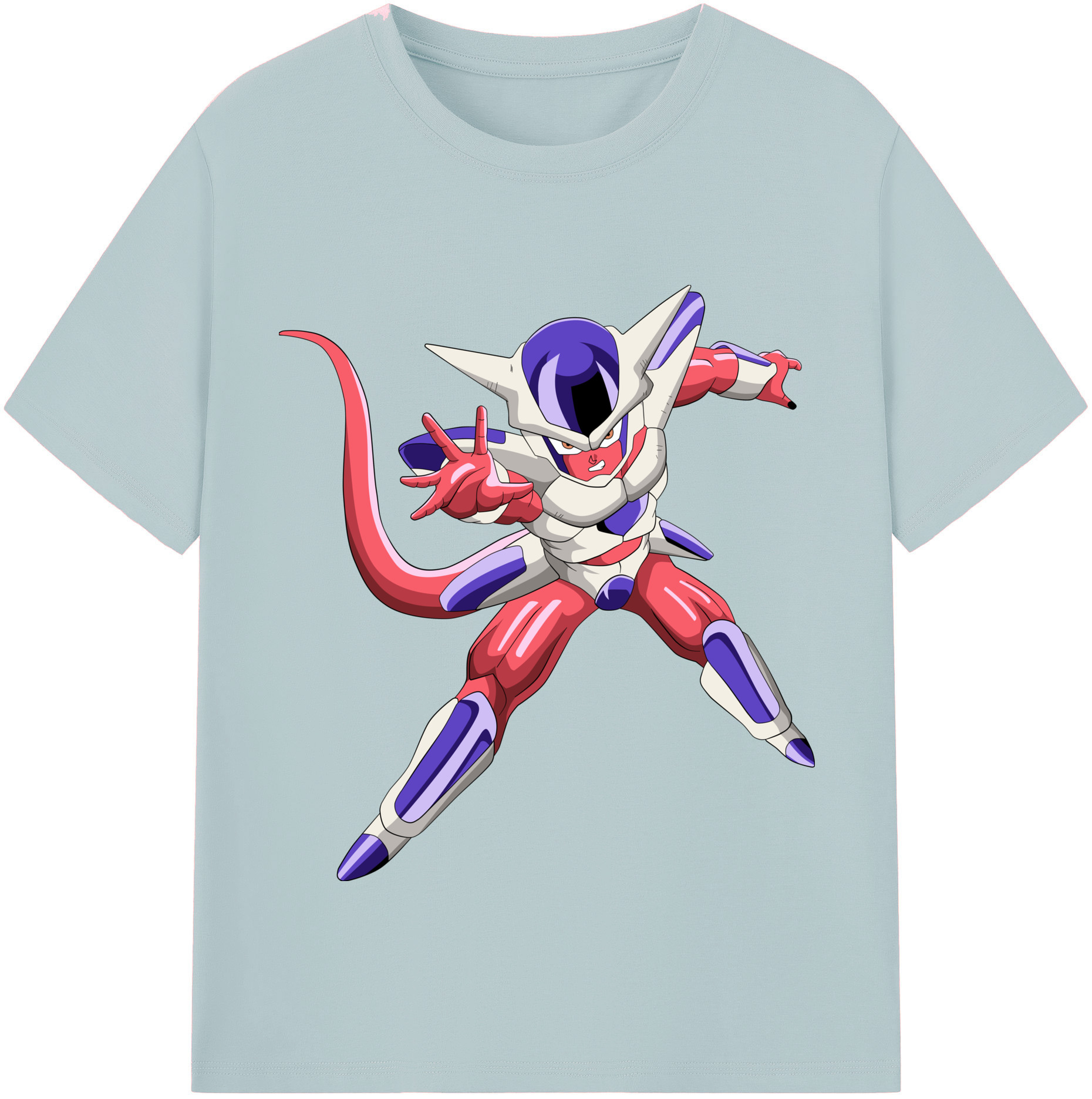 （画像用） ドラゴンボール フリーザ DRAGON BALL Frieza 綿100％半袖Tシャツ（フロントプリント）